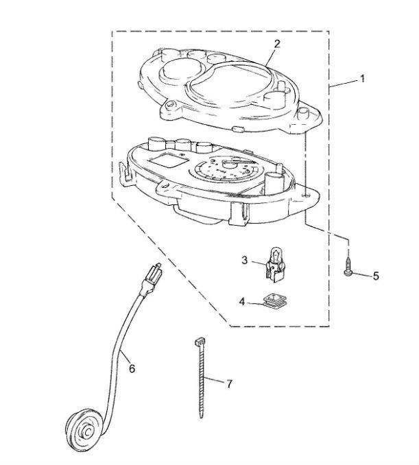 Compteur de vitesse Yamaha Jog-R LC 2 temps