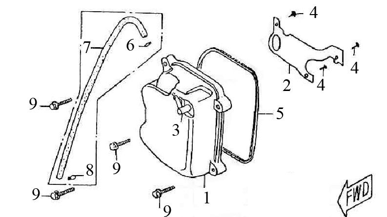 Cache culbuteur Eagle-Wing Torino 125cc