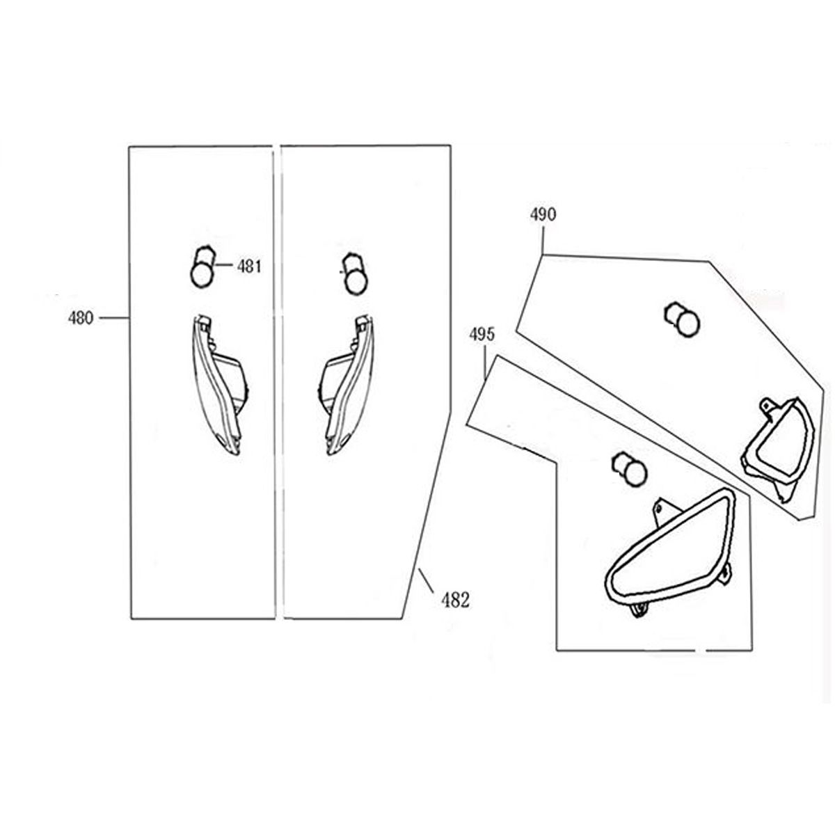Knipperlichten AGM VX50i