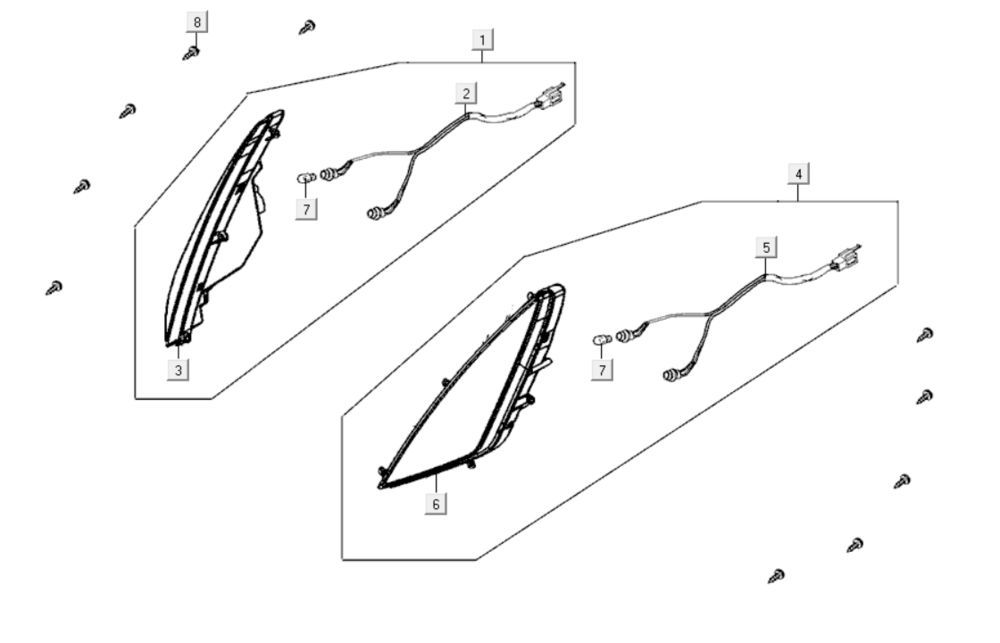 Indicateurs Kymco Gti 300i