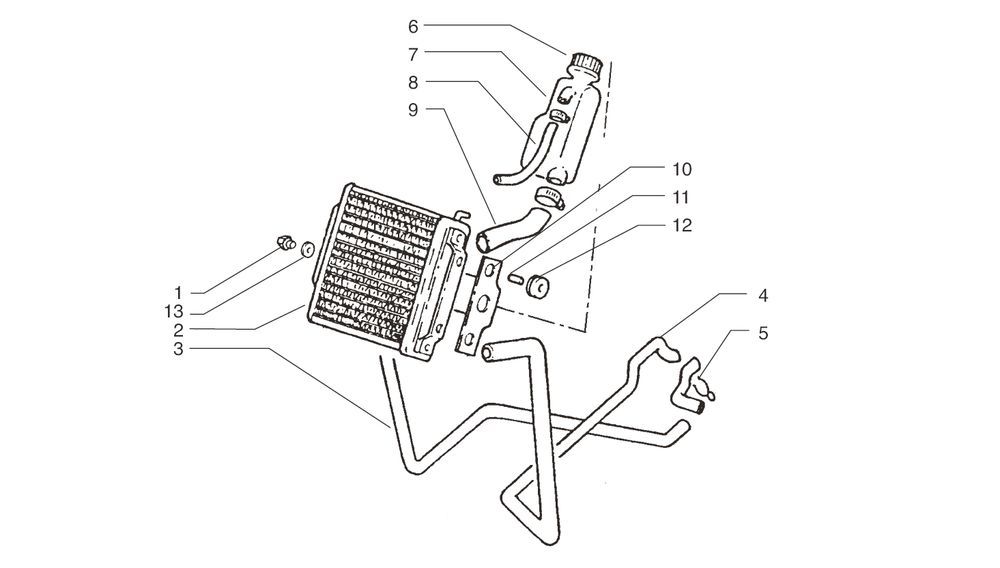 Système de refroidissement Beta Ark LC silver cosmo 2004 2 temps