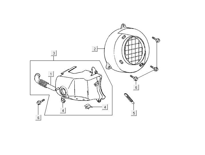 Réfrigérateur Kymco Vitality 2t ac rouge