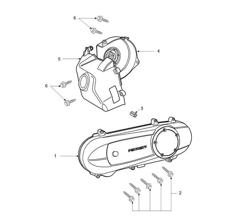 Réfrigérateur Peugeot Ludix zone 2 temps