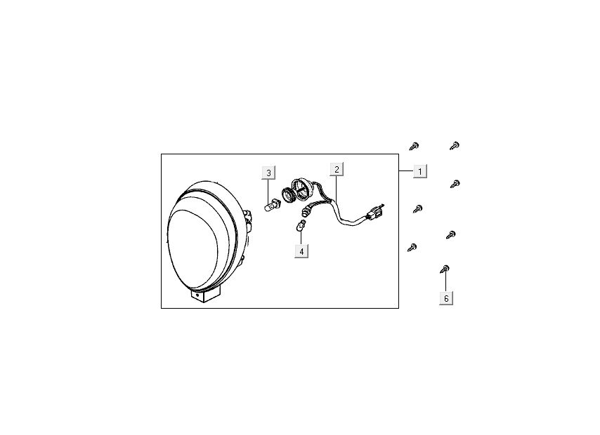 phare Kymco Sento 4 temps blanc