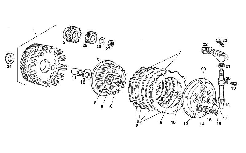 Arbre de commutation Senda R ancien modèle