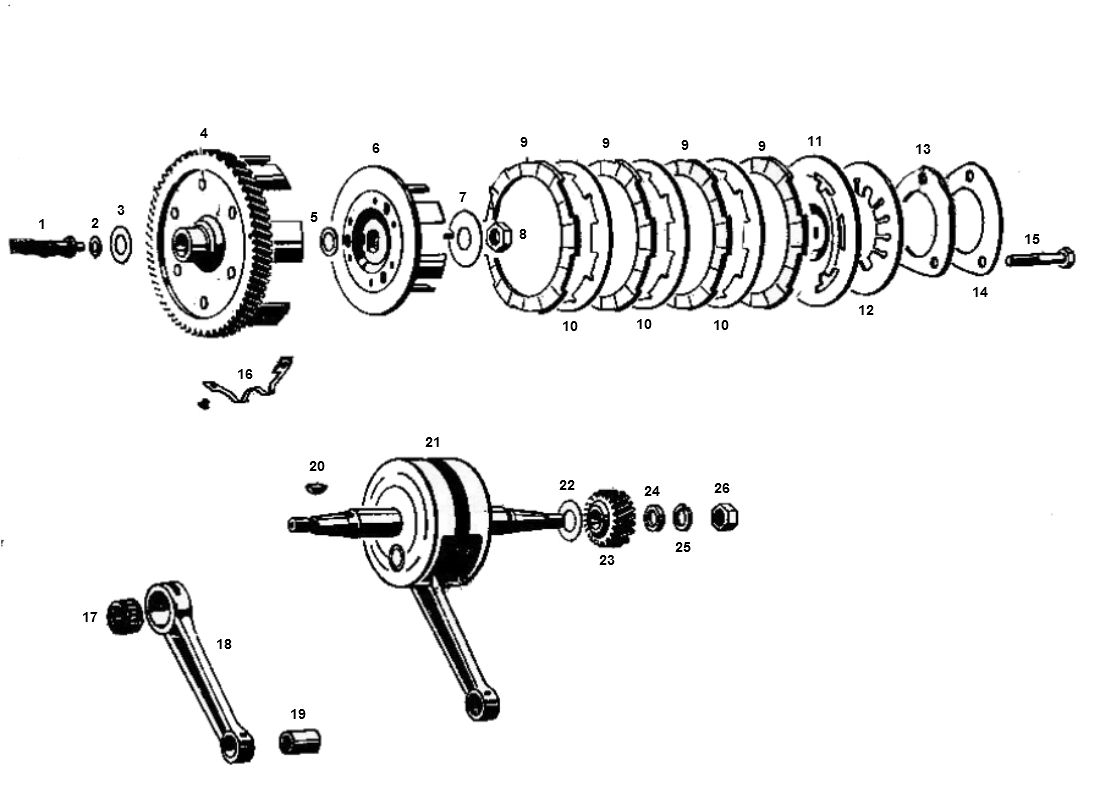 Kreidler Clutch 3 Accélération