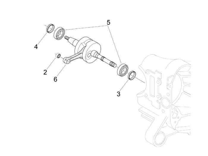 Vilebrequin Piaggio Fly 4 temps