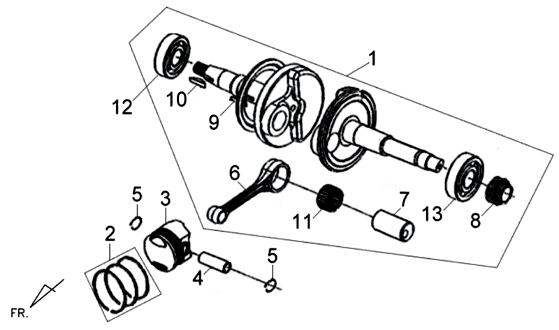 Vilebrequin Sym Jet 4 (R086) rouge