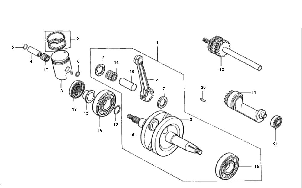 Vilebrequin Honda MTX-SH