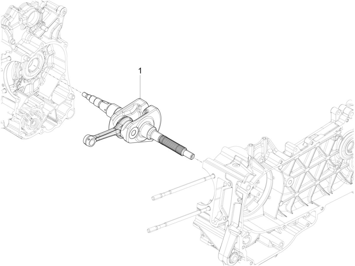 Vilebrequin ABS Liberty 125 IGET 4T 3V IE E4 2015 - 2019 (EMEA)