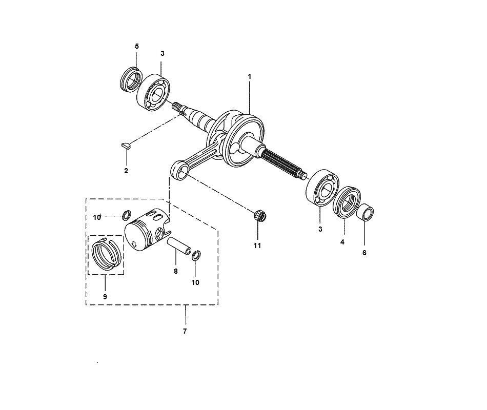 Vilebrequin Yamaha Aerox 2 temps 2013