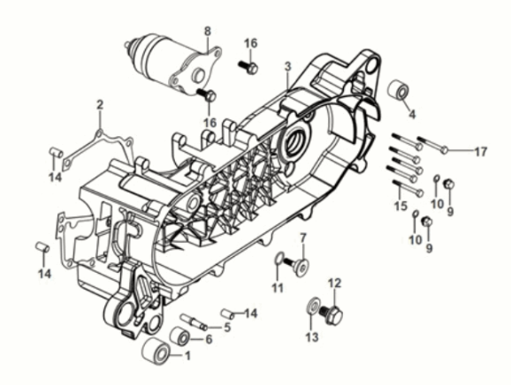 Carton droit Sym Mio 50I E5