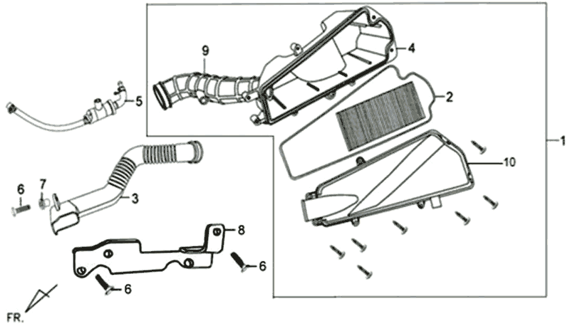 Bateau à air Sym Orbit (BU289) bleu