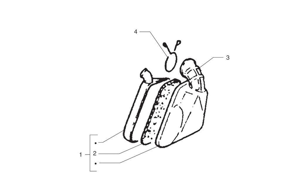 Boîte à air  Beta Ark-K LC k orange 2006 2 temps