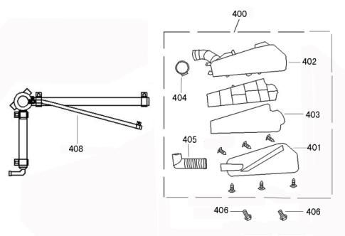 Boîte à air  China Retro Extra blanc mat