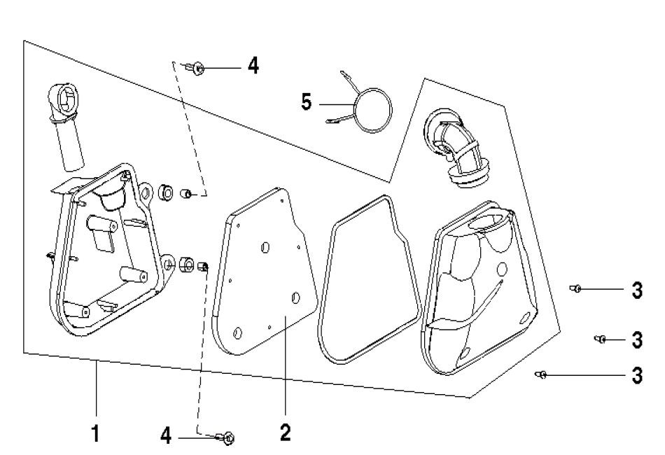 Boîte à air  Generic Ideo cuivre 2010 2 temps 25