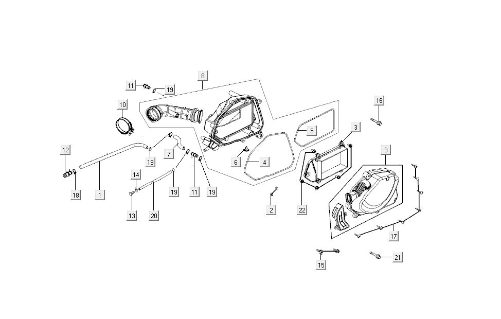Bouchons de filtre à air Kymco New Sento 4-temps 50i gold