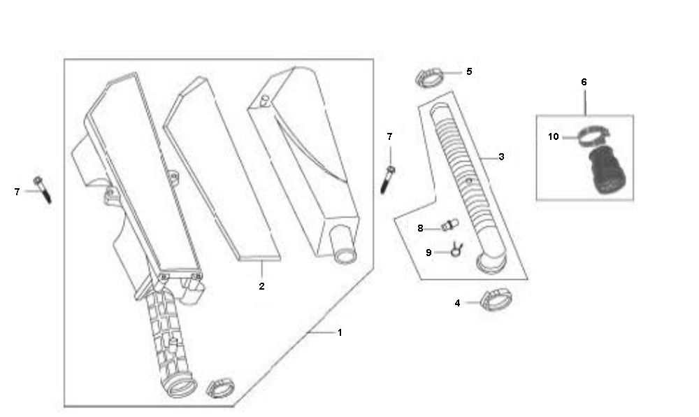 Boîte à air  Rover Fun 4 temps