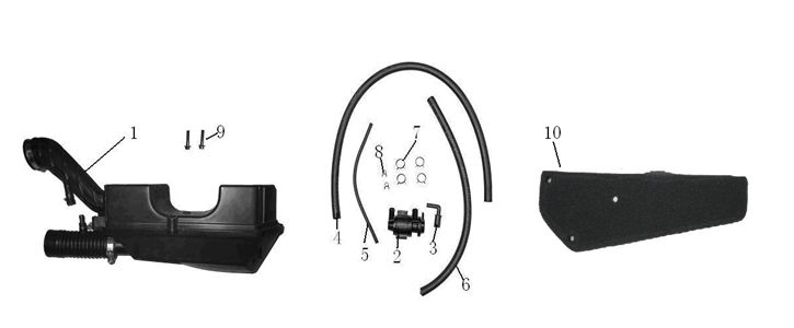 Boîte à air  Turbo Cx-50 4 temps