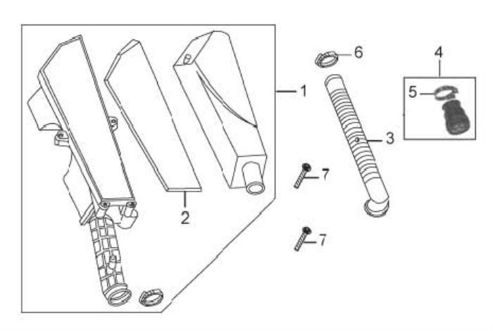Boîte à air  Viraggio Intelli 4 temps