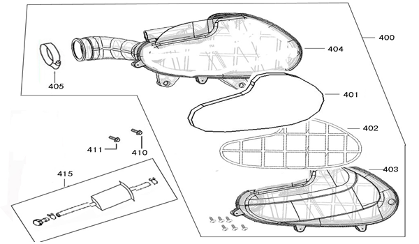 Boîte à air  Znen Revival creme terra