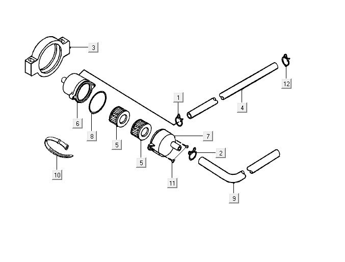 Pièces de filtre à air Kymco Vitality 2t ac sport stream