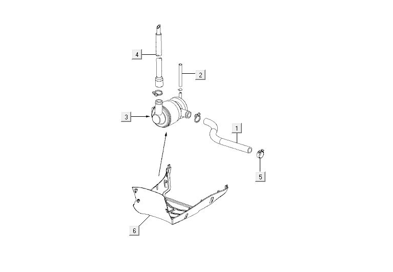 Membrane pneumatique Kymco Agility 10' 4 temps argent