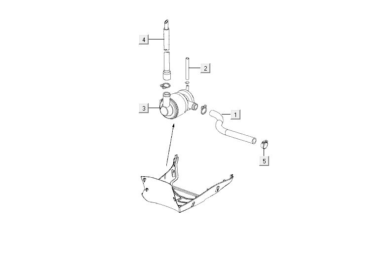 Membrane pneumatique Kymco Agility Fat 12' 4 temps noire longue