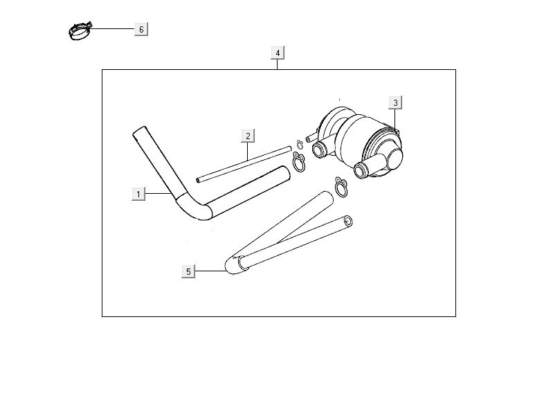 Membrane à air Kymco City 16' 4 temps gris foncé