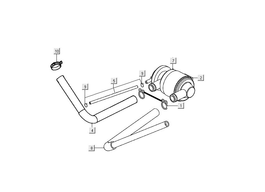 Boite à clapet pneumatique Kymco People S 4 temps blanc