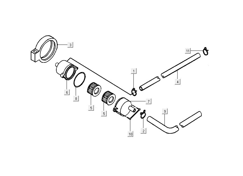 Membrane pneumatique Kymco Super9 2 temps nm argent