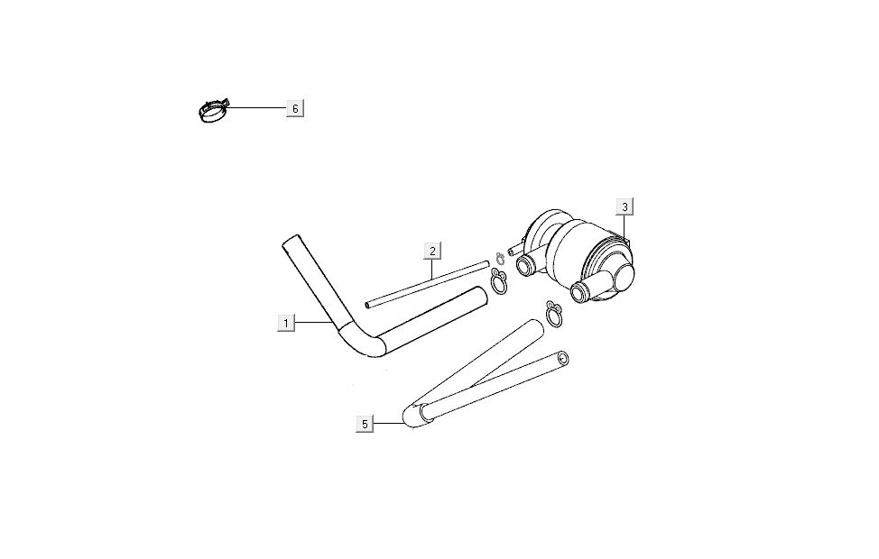 Boite à clapet pneumatique Kymco Super 8 4 temps (2007-2009) orange