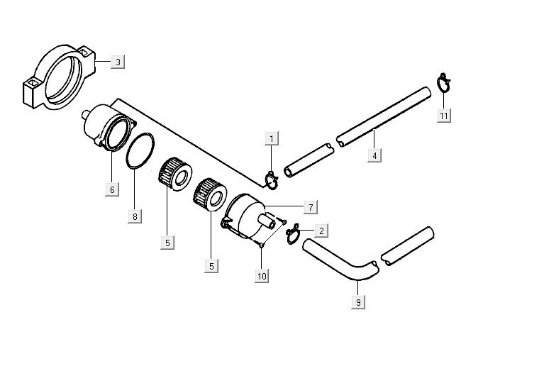 Membrane à air Kymco Yup 2T AC rouge