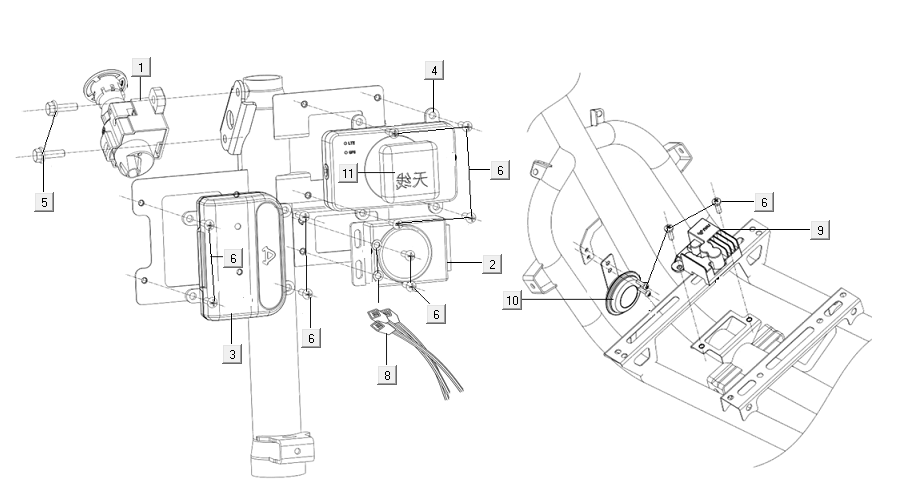 Pièces électriques Niu M+ sport