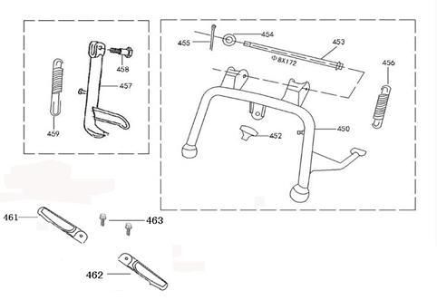 Midstandard BTC Legend rouge