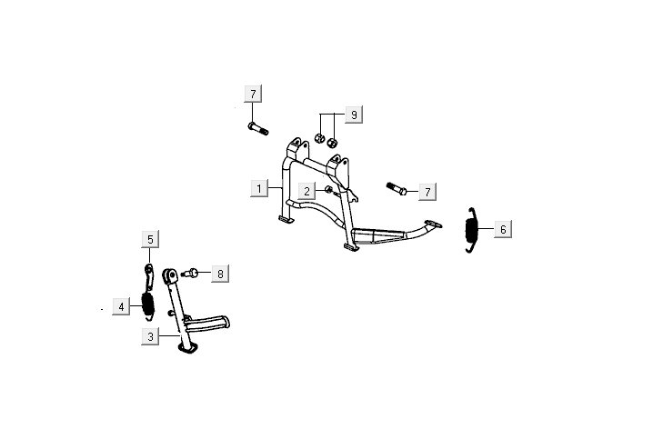 Mid Standard Kymco Agility Delivery 4 temps euro4 blanc