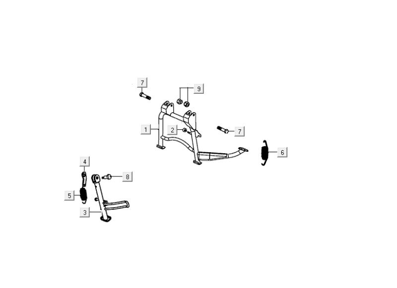 Mid Standard Kymco Carry injection 4 temps euro4 blanc