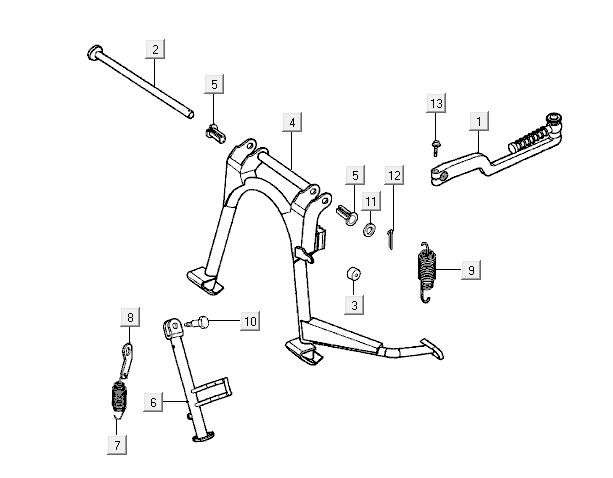 Flux sportif Kymco Vitality 2T AC Mid Standard