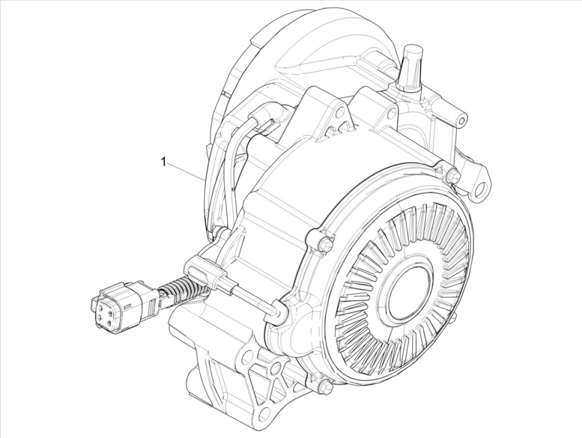 Moteur : Vespa Elettrica 25/KMH SCH E5 2021 (EMEA)