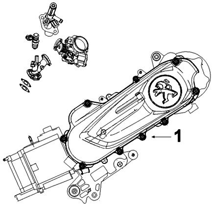 Moteur Peugeot Kisbee original euro4 à partir de 2018