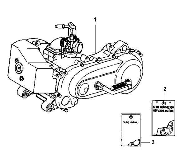 Moteur Piaggio Typhoon 98-2005 2 temps