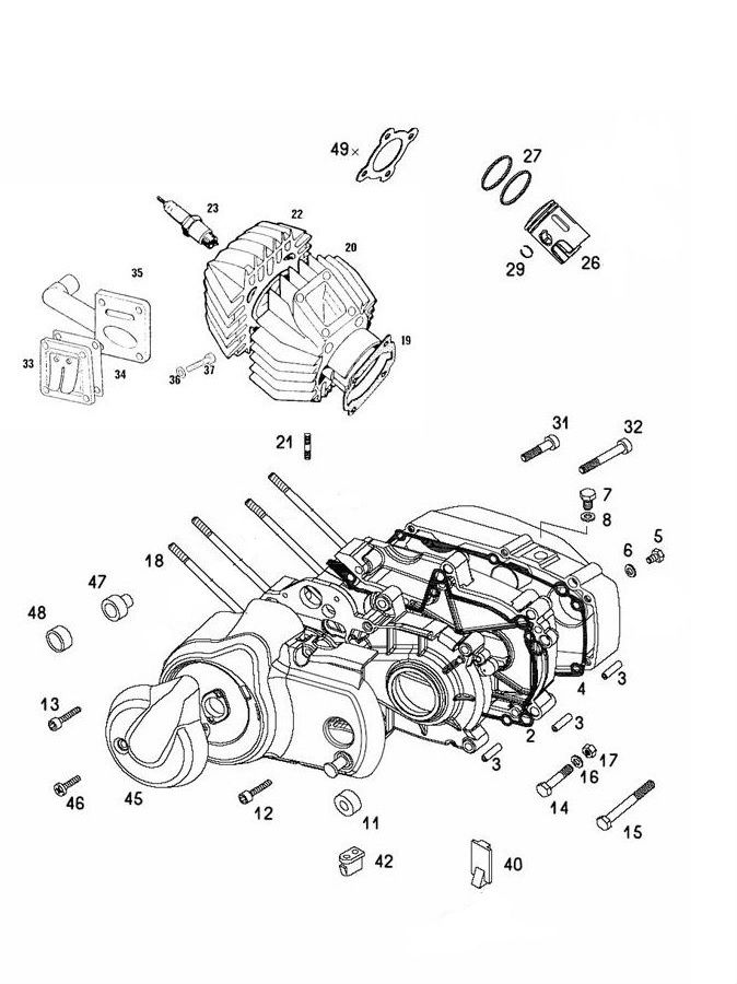 Moteur Tomos Standard 2 temps