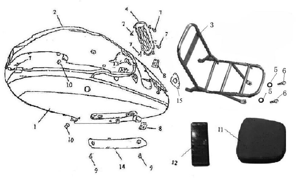 Revêtement moto Iva Roma blanc