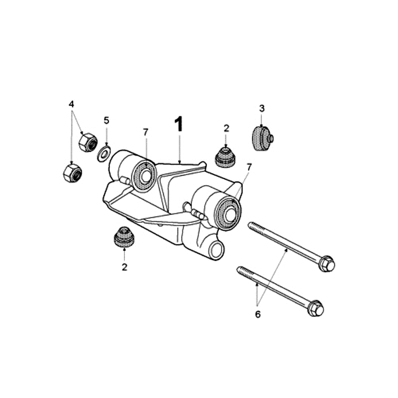 Suspension moteur Peugeot Fox Deluxe Black