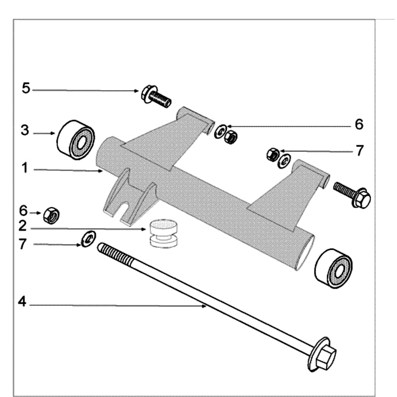 Suspension moteur Peugeot Kisbee RS Matt Black