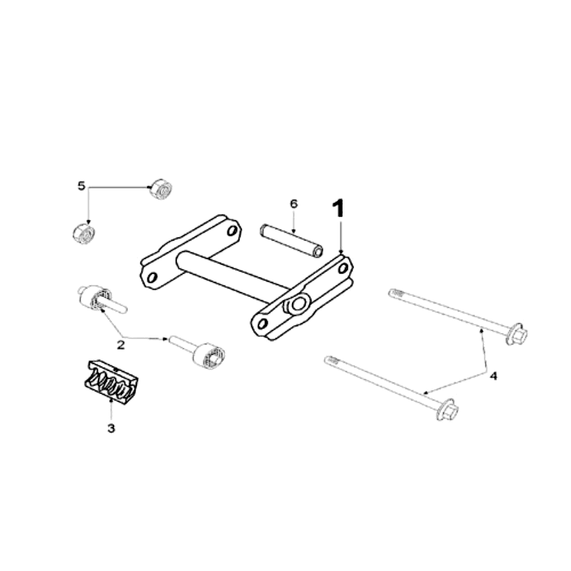 Suspension moteur Peugeot Speedfight 2 AC Noir