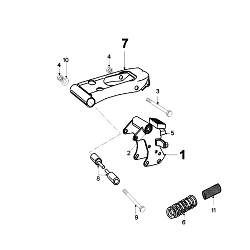 Suspension moteur Peugeot Vogue Black