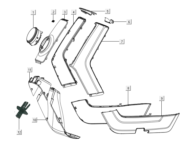 Capots avant Niu N-GT