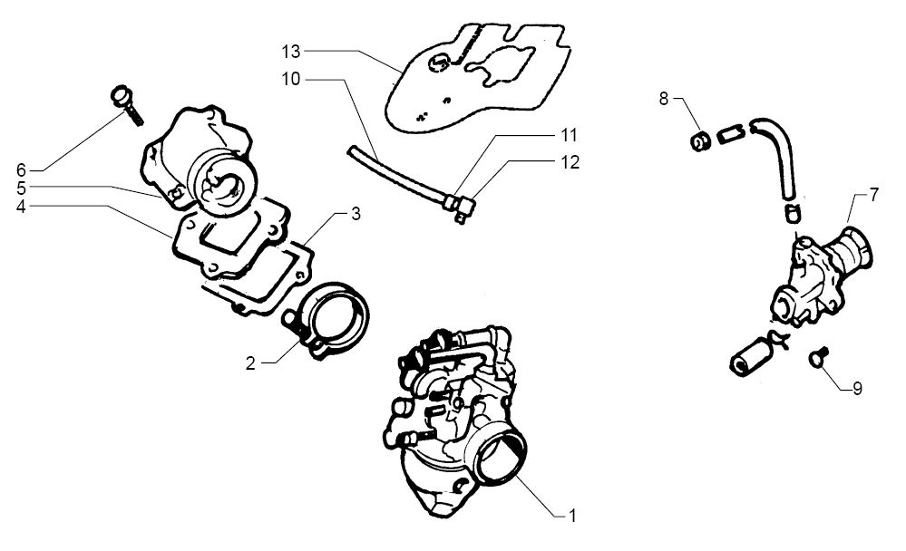 Pompe à huile Beta Ark-k AC jaune-argent 2 temps