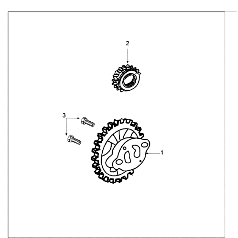 Pompe à huile Peugeot Tweet vieux gris mat